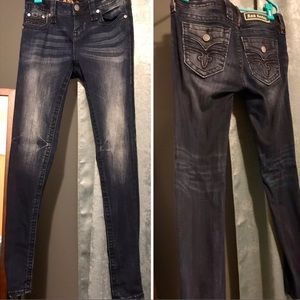 Rock Revival Dark Wash Skinny Jeans